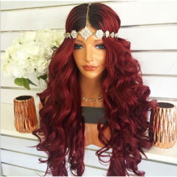 Dark Root Lace Front Wig